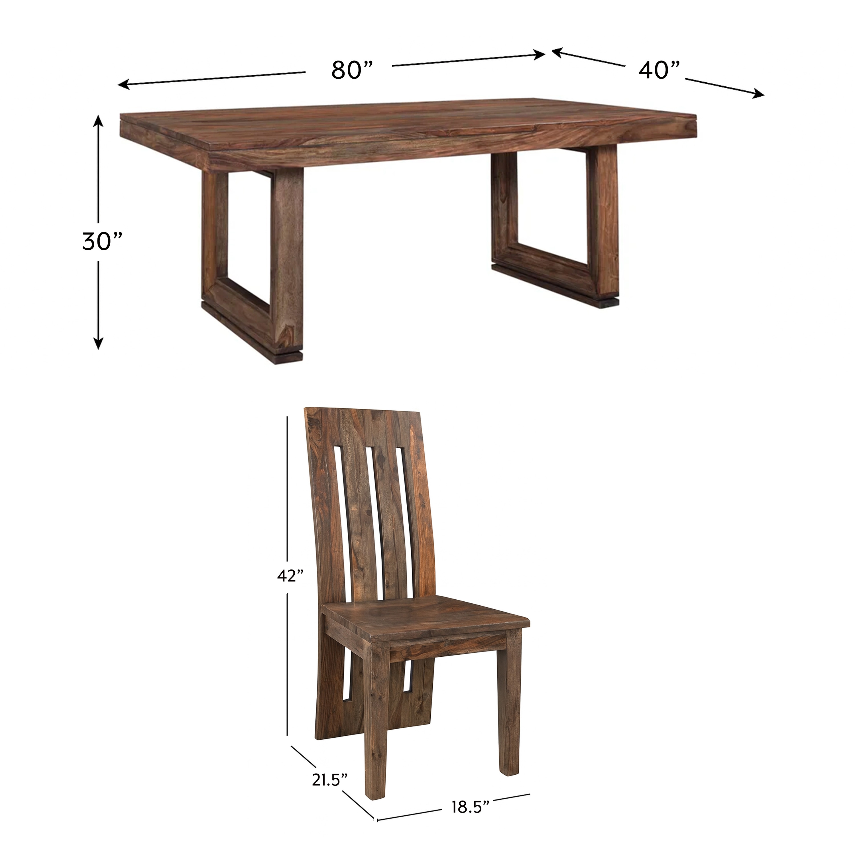 HH2 Home Home Creations Bellarose 7-Piece Dining Set