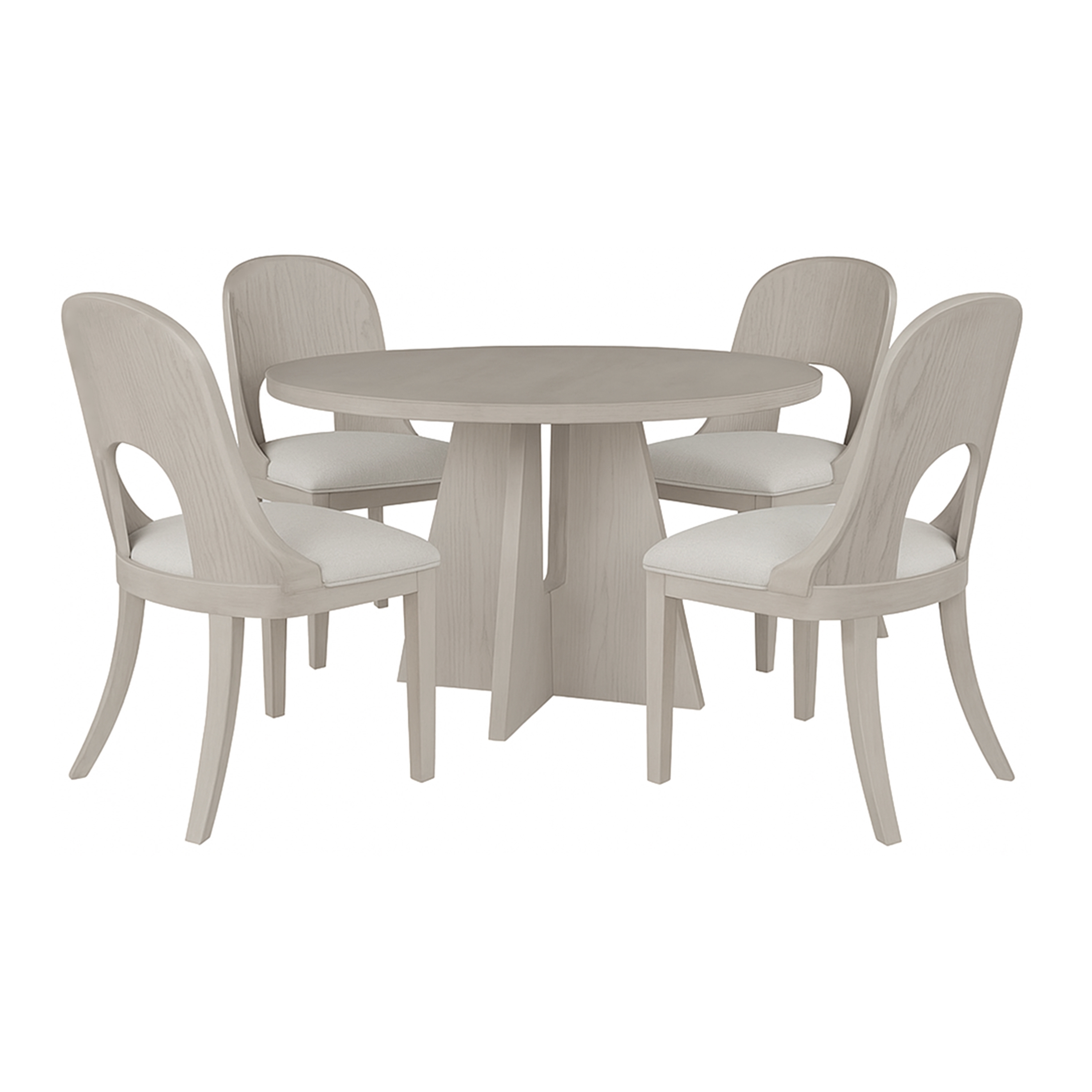 5-Piece Round Dining Set