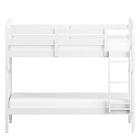 Traditional Youth Twin Over Twin Spindle Bunk Bed