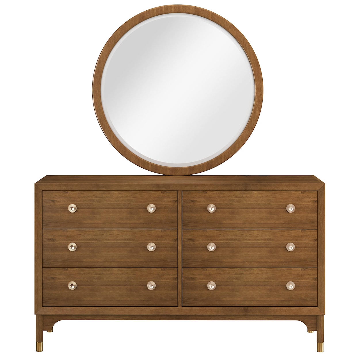 Hillsdale Margo Dresser and Mirror Set