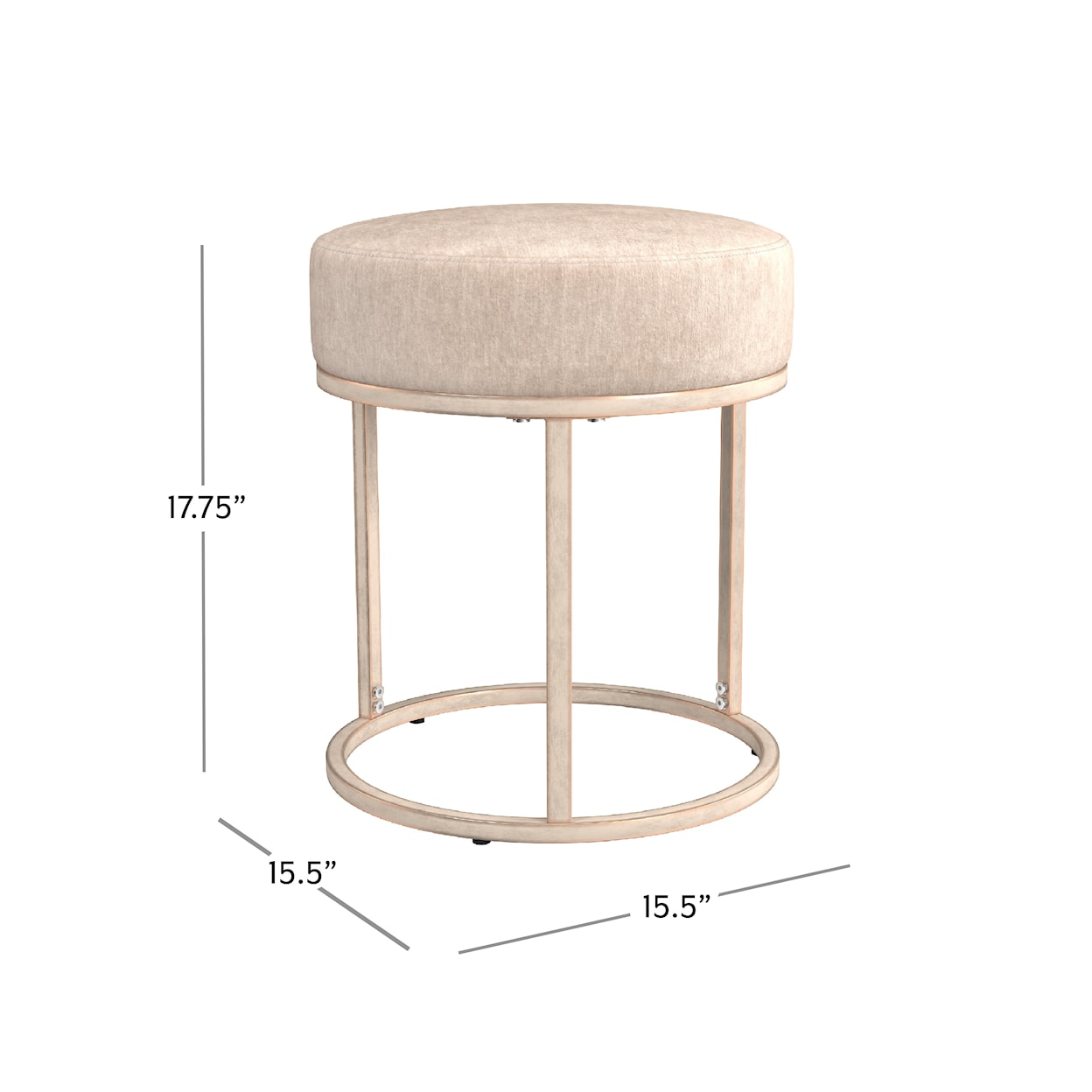 Hillsdale Swanson Vanity Stool