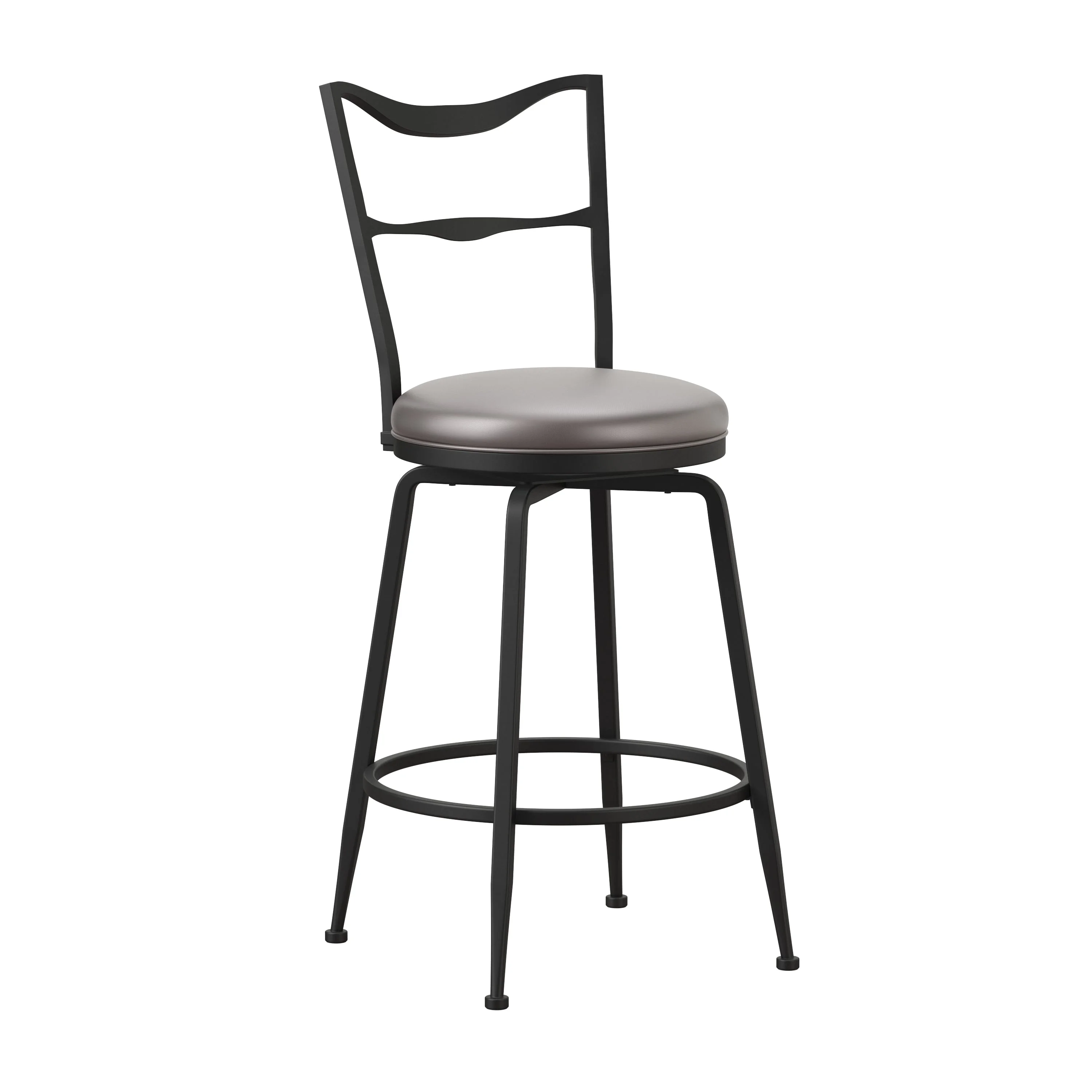 Hillsdale Larimore 5342826 Modern Transitional Swivel Counter Stool
