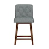 Hillsdale Uniquely Yours Tufted Adjustable Swivel Stool