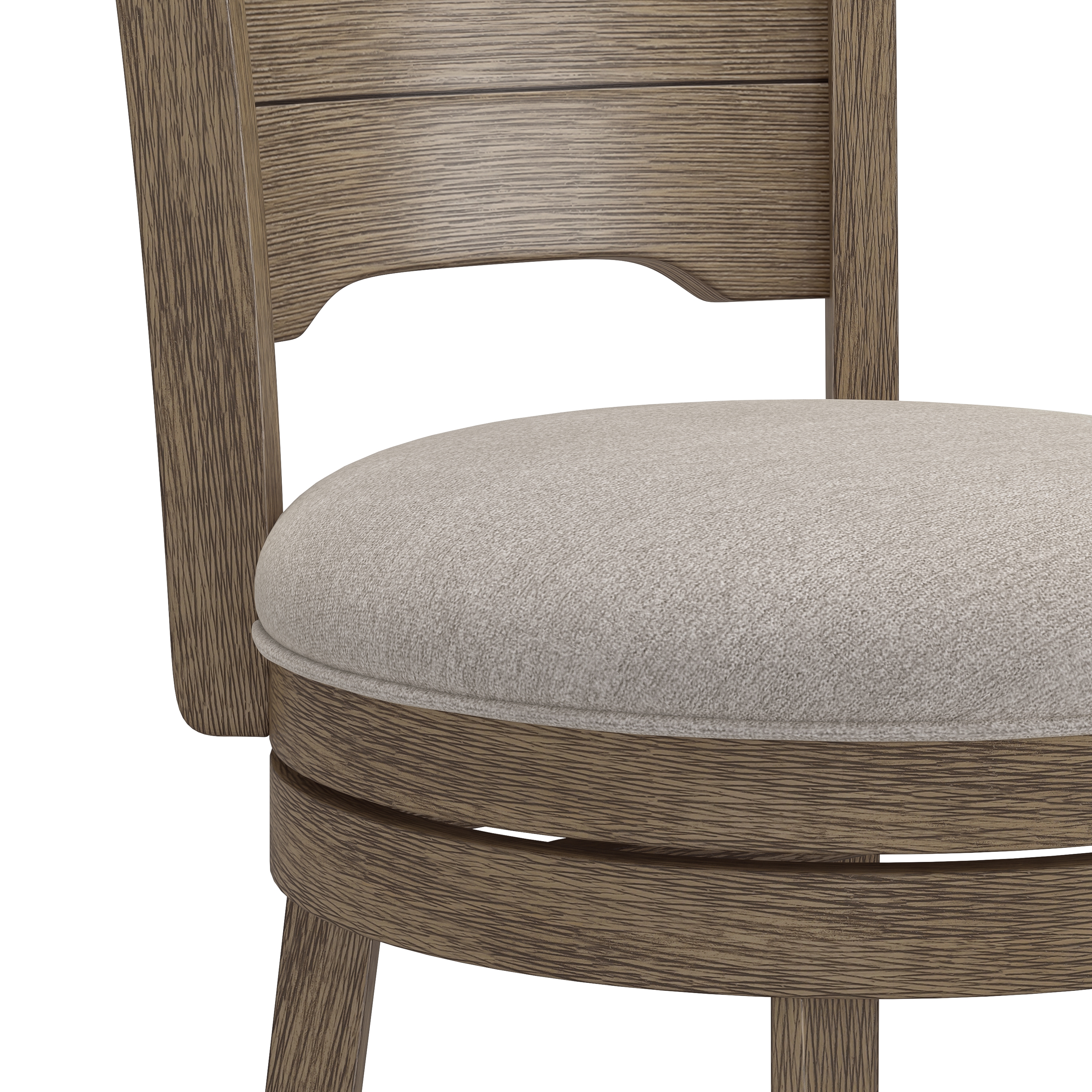 HH2 Home Clarion Wood Counter Height Swivel Stool