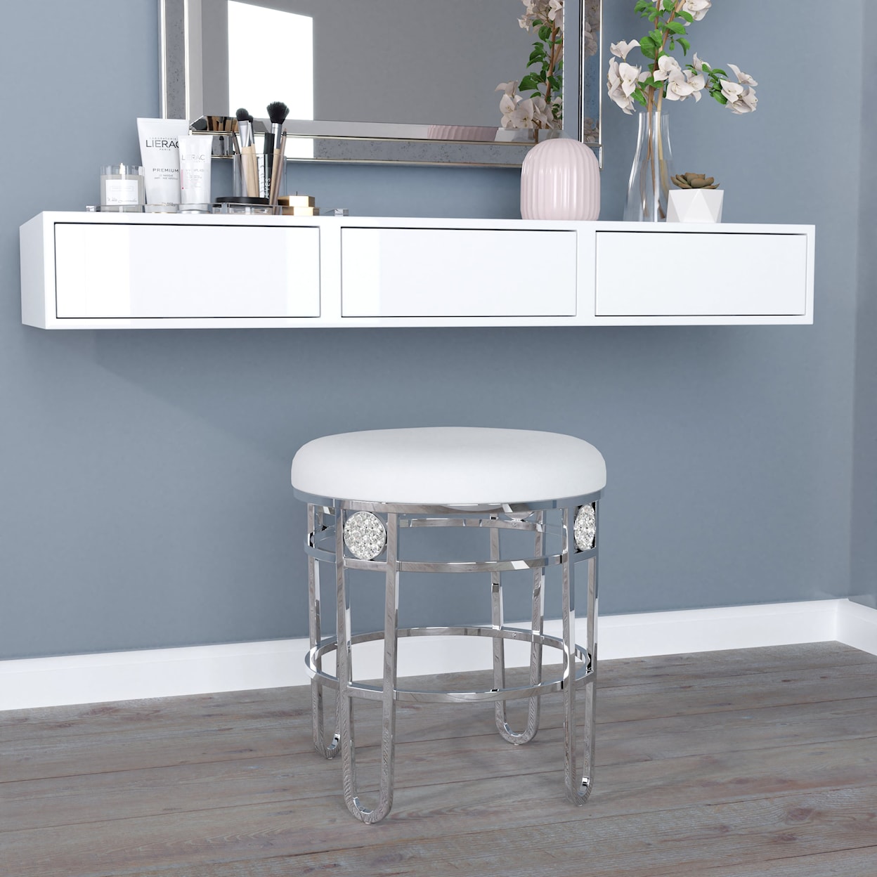 Hillsdale Dessa Vanity Stool