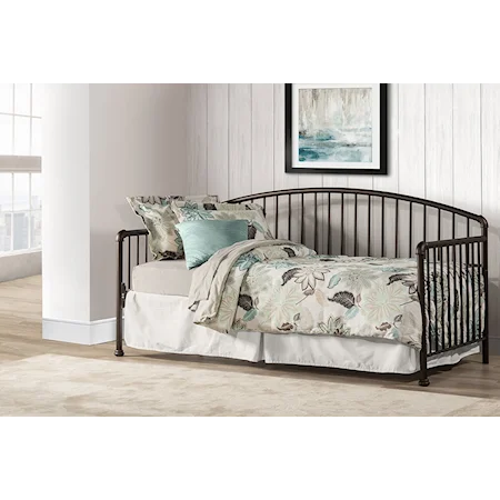Brandi Twin Size Metal Daybed with Spindle Designs