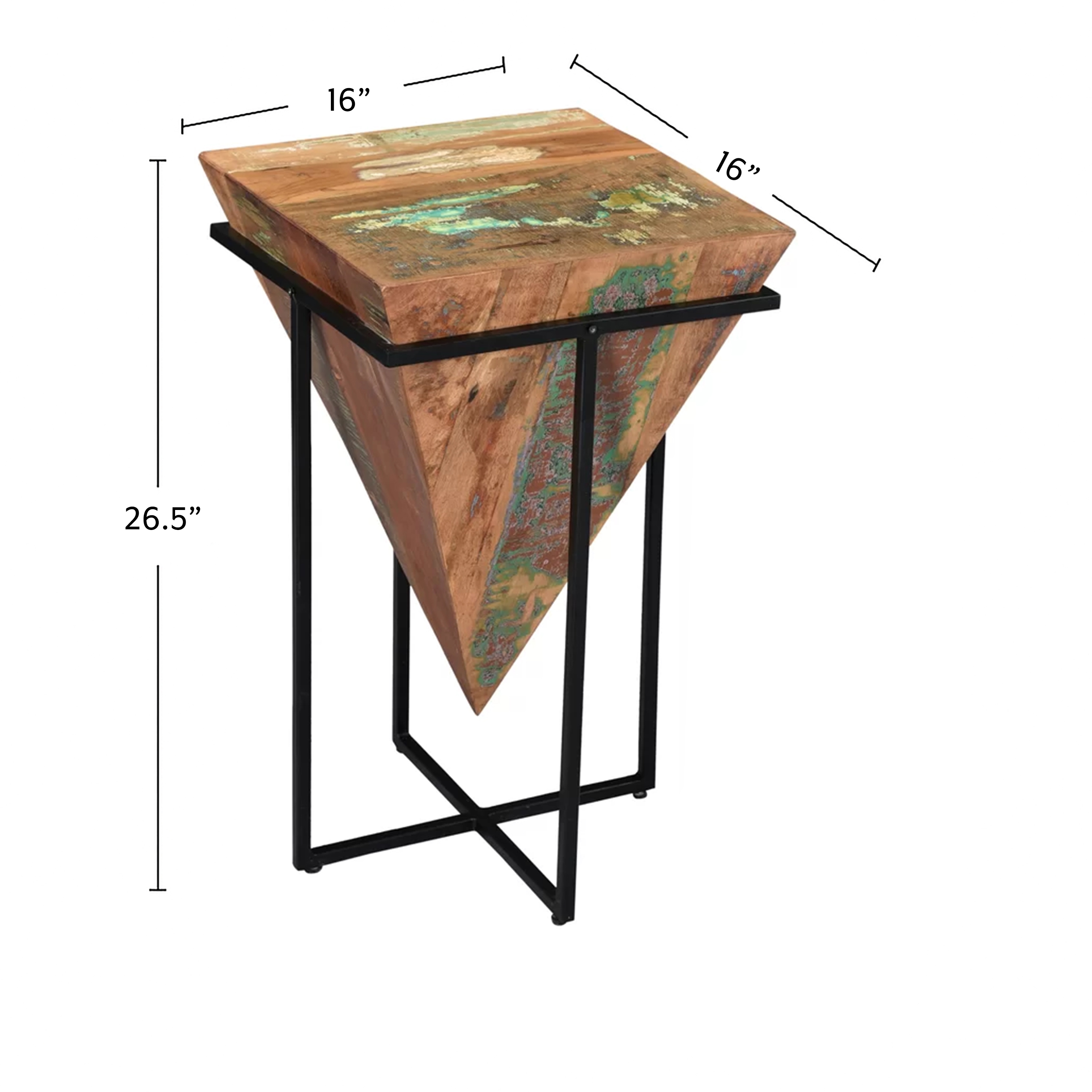Geometric Accent Table