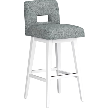 Key Back Adjustable Swivel Stool