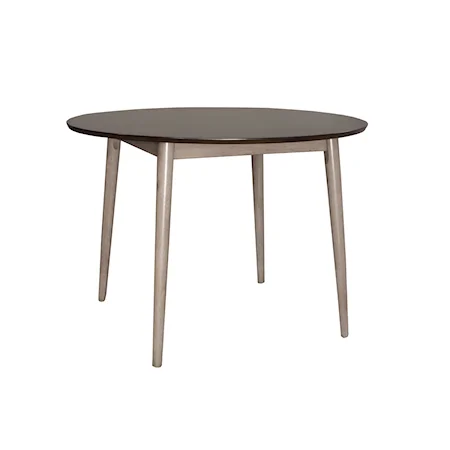 Modern Round Wood Dining Table