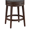 Hillsdale Edenwood Wood Counter Height Swivel Stool