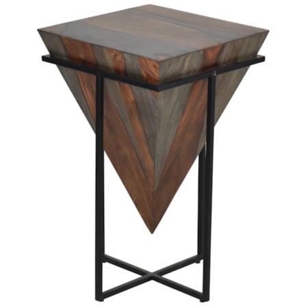 Geometric Accent Table