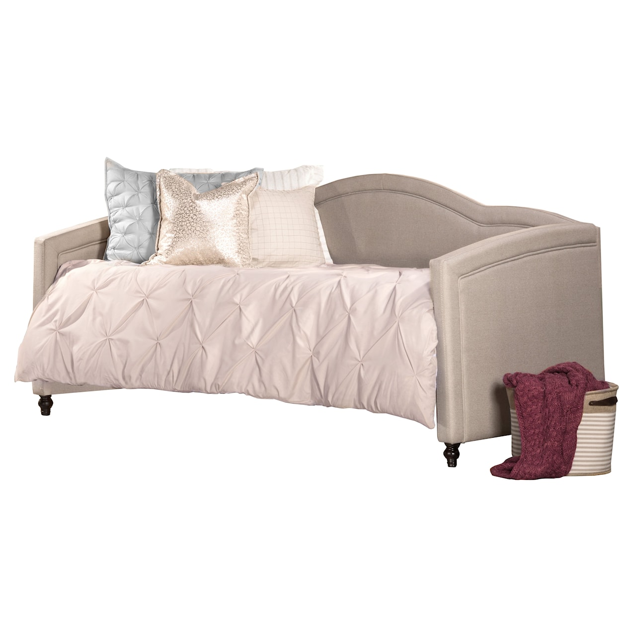 Hillsdale Jasmine 1119dbg Jasmine Upholstered Twin Daybed Wayside Furniture And Mattress Bed 