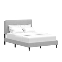Contemporary Upholstered Full Bed