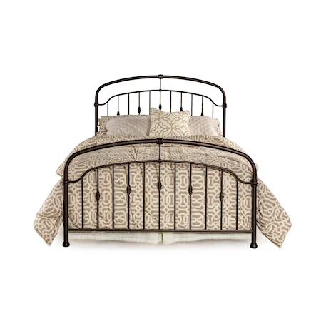 Transitional Metal King Bed without Frame