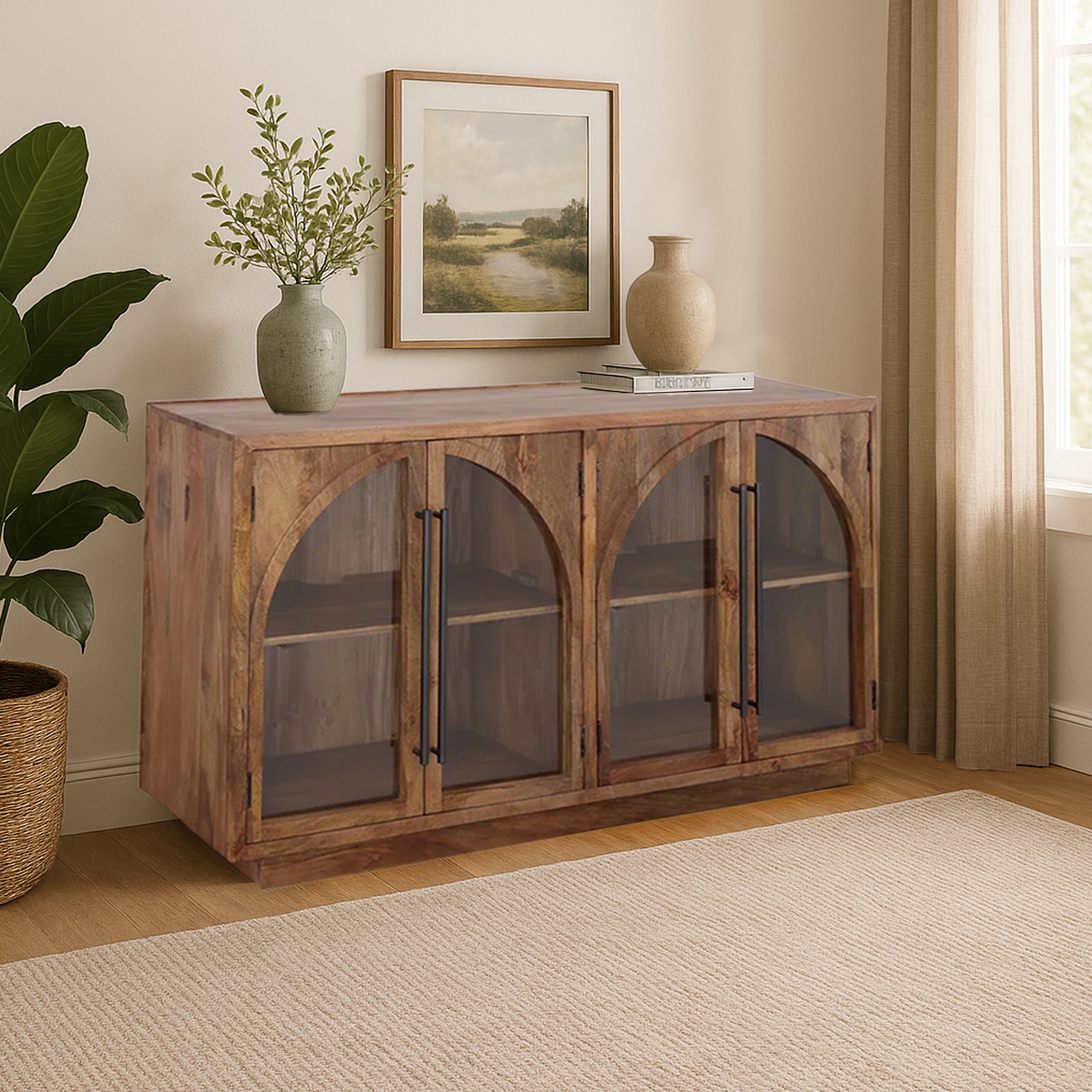 HH2 Home Home Creations Bex 4-Door Sideboard