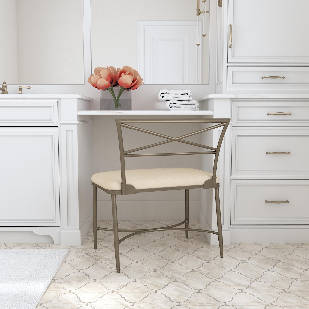 Hillsdale Wimberly Vanity Stool