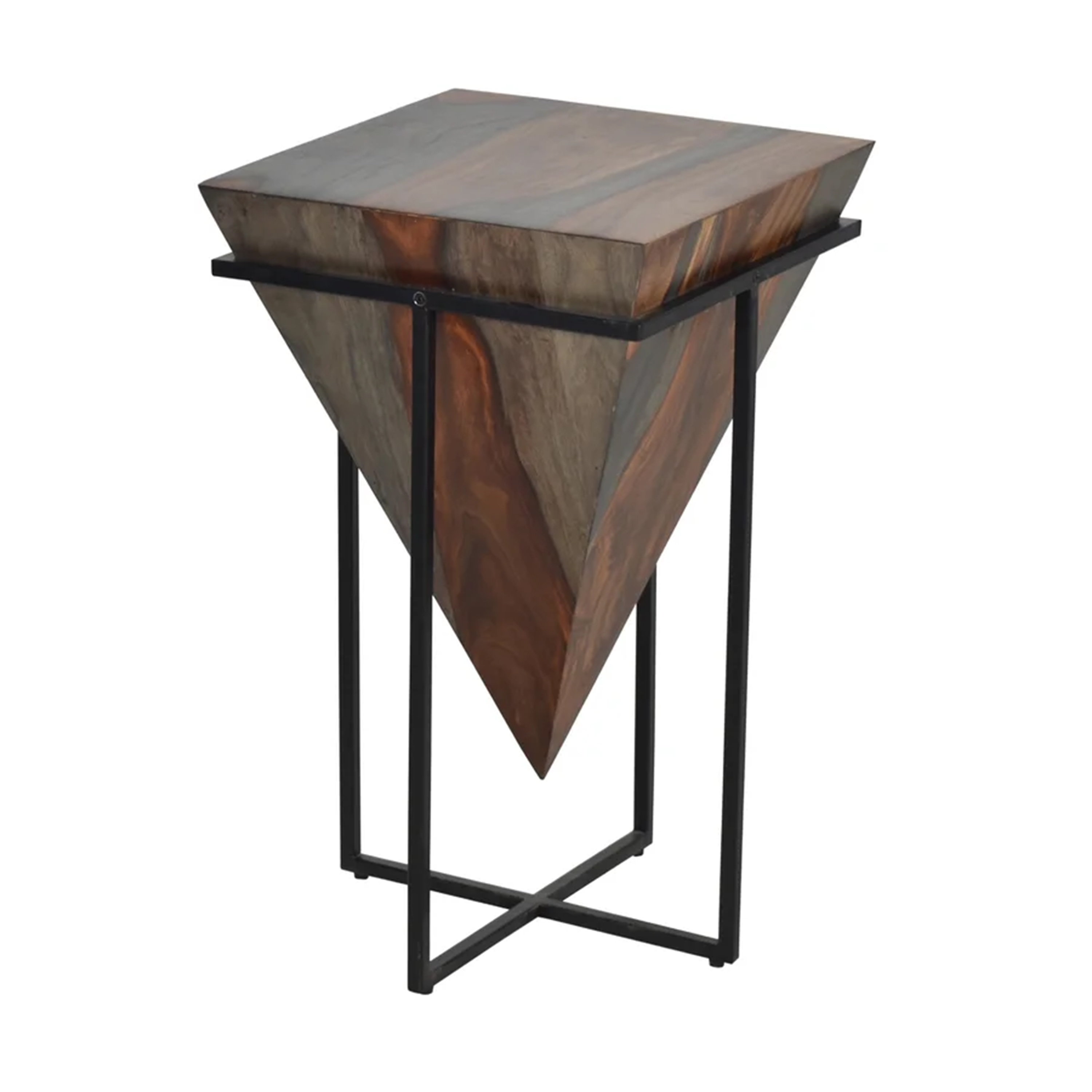 HH2 Home Home Creations Cleopatra Geometric Accent Table