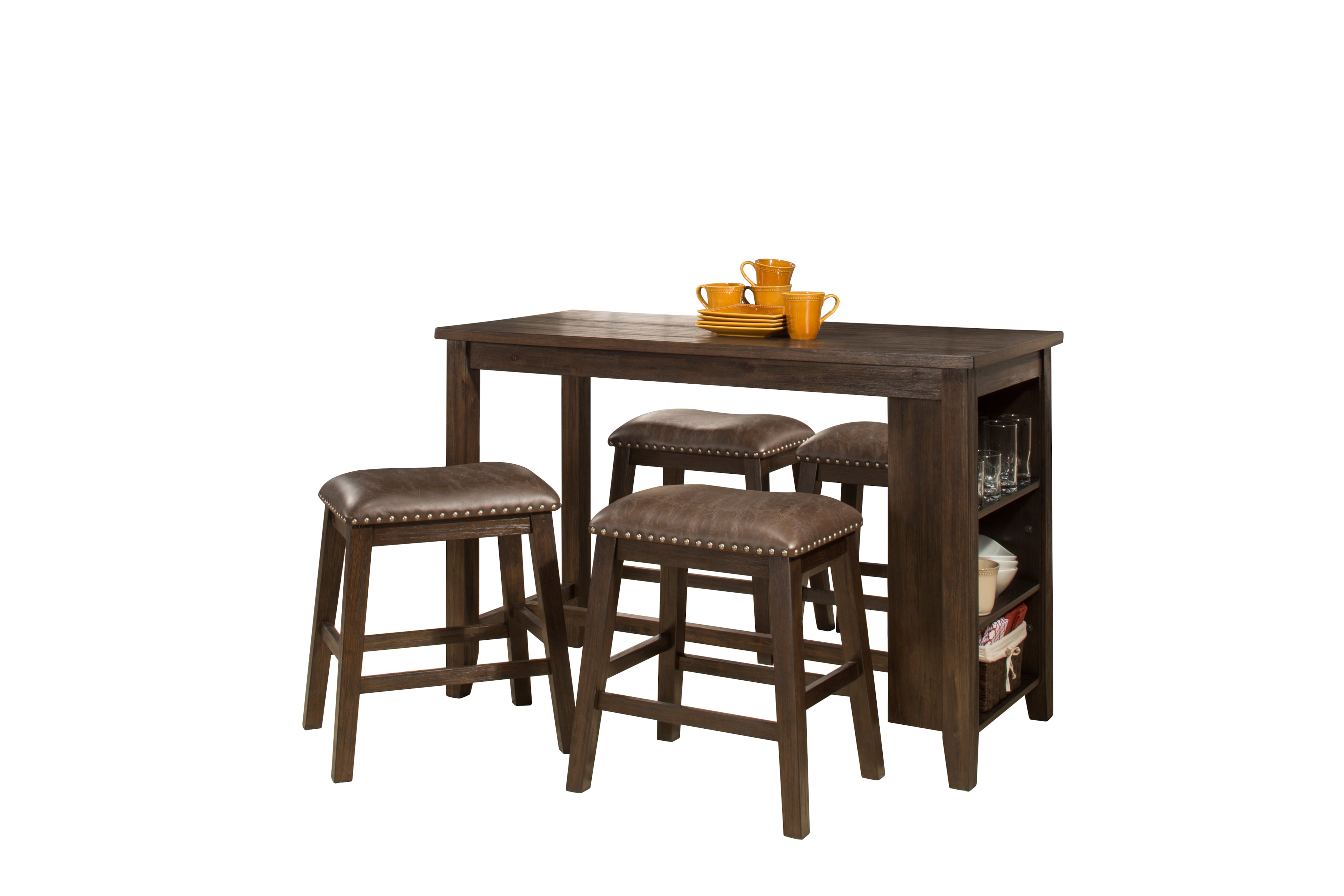 Hillsdale Spencer 4703CTB5S3 Spencer 5 Piece Counter Height Dining Set