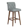 Hillsdale Uniquely Yours Tufted Adjustable Swivel Stool