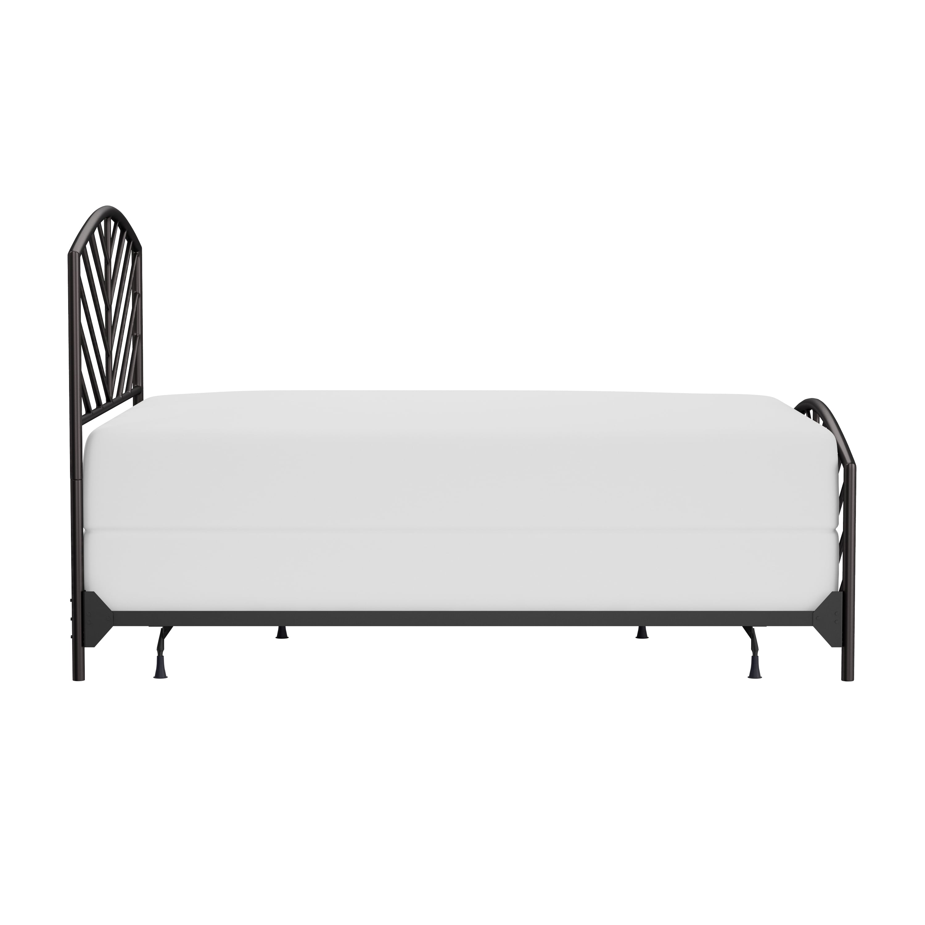 Hillsdale Essex 2346BQR Metal Queen Size Bed with Arched Chevron
