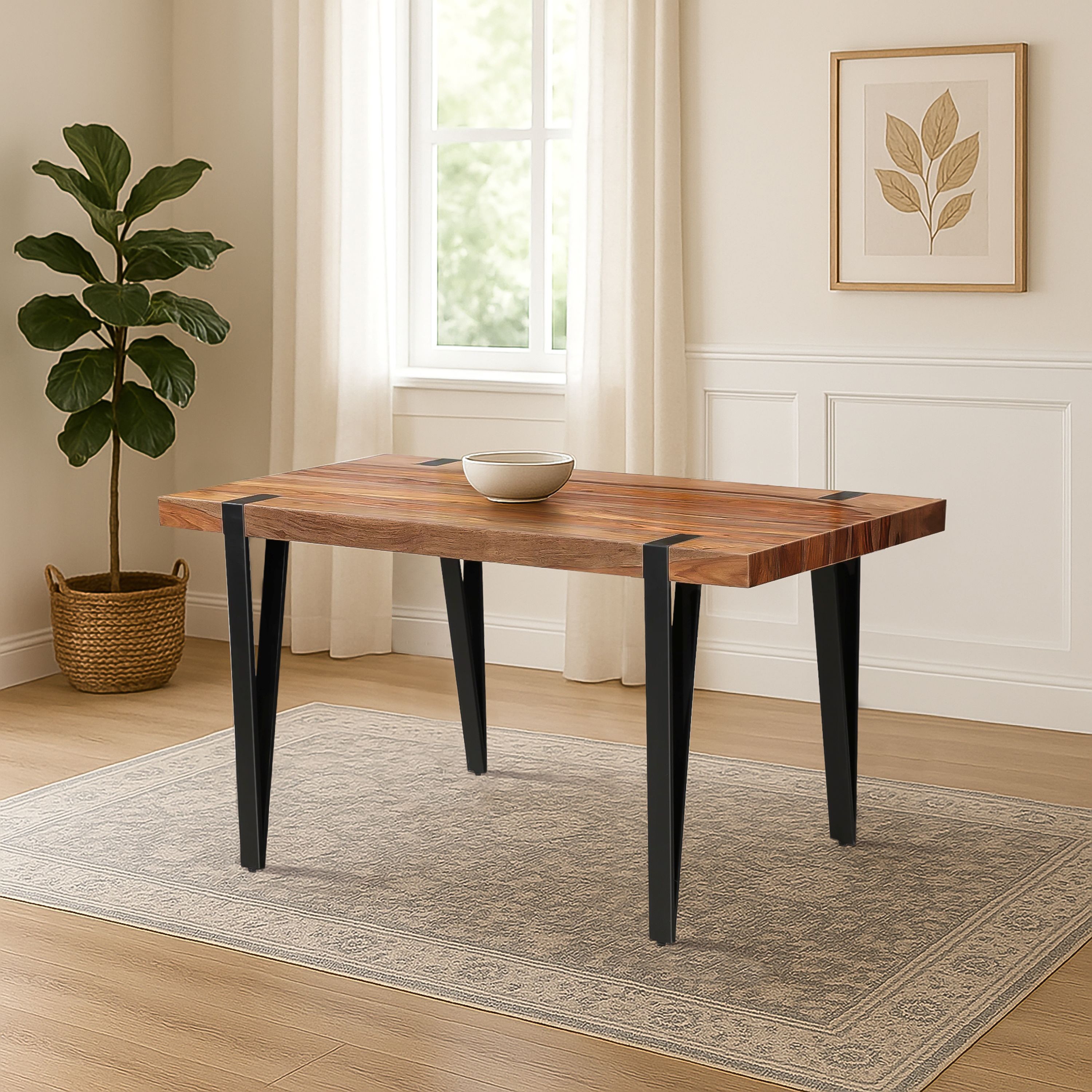 HH2 Home Home Creations Monarch Rectangular Dining Table