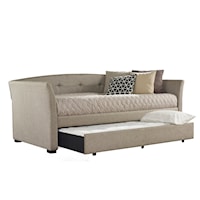 Morgan Upholstered Twin Daybed with Trundle