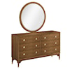 Hillsdale Margo Dresser and Mirror Set