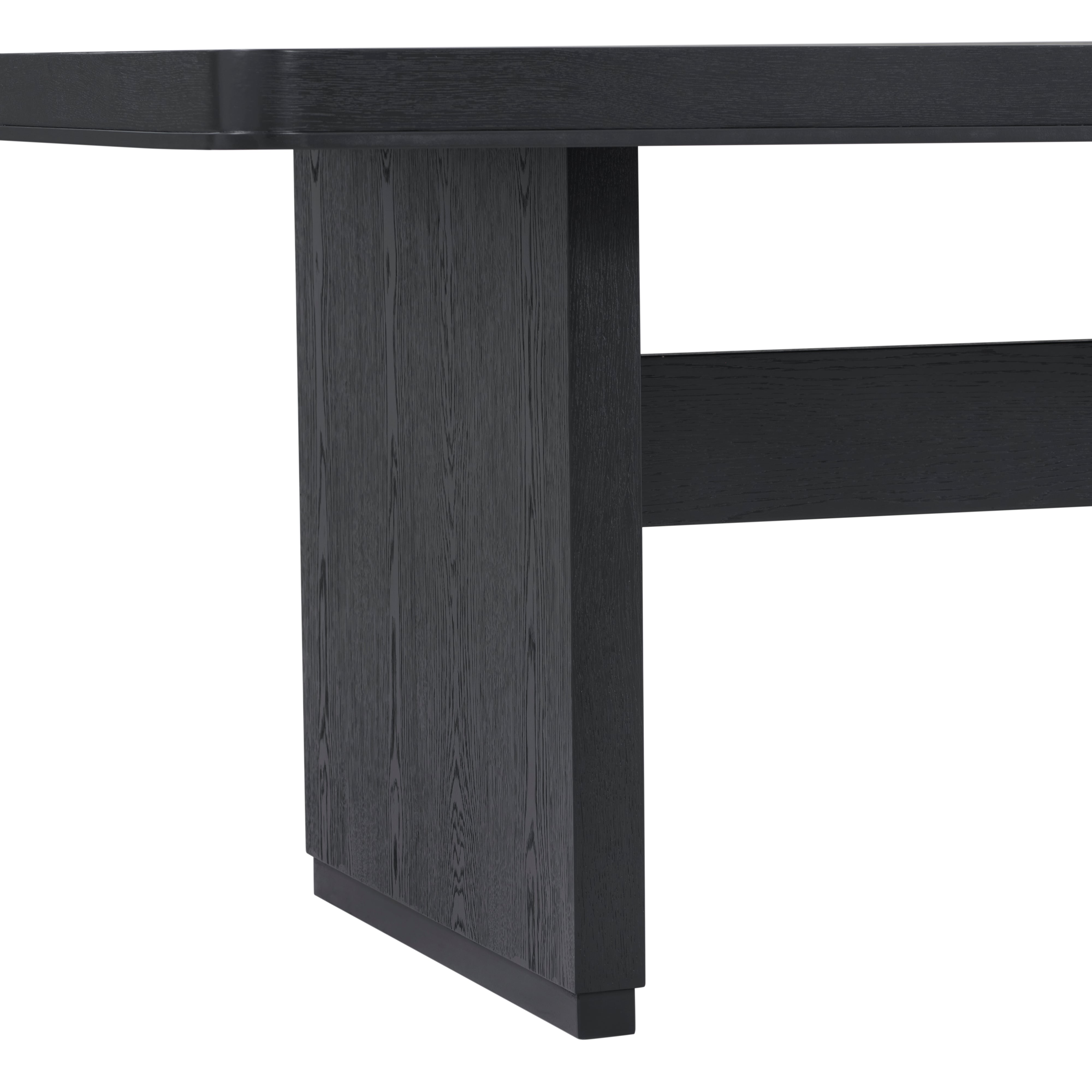 Hillsdale Portsmouth 5486810 Coastal Farmhouse Wood Dining Table with Trestle Base Westrich