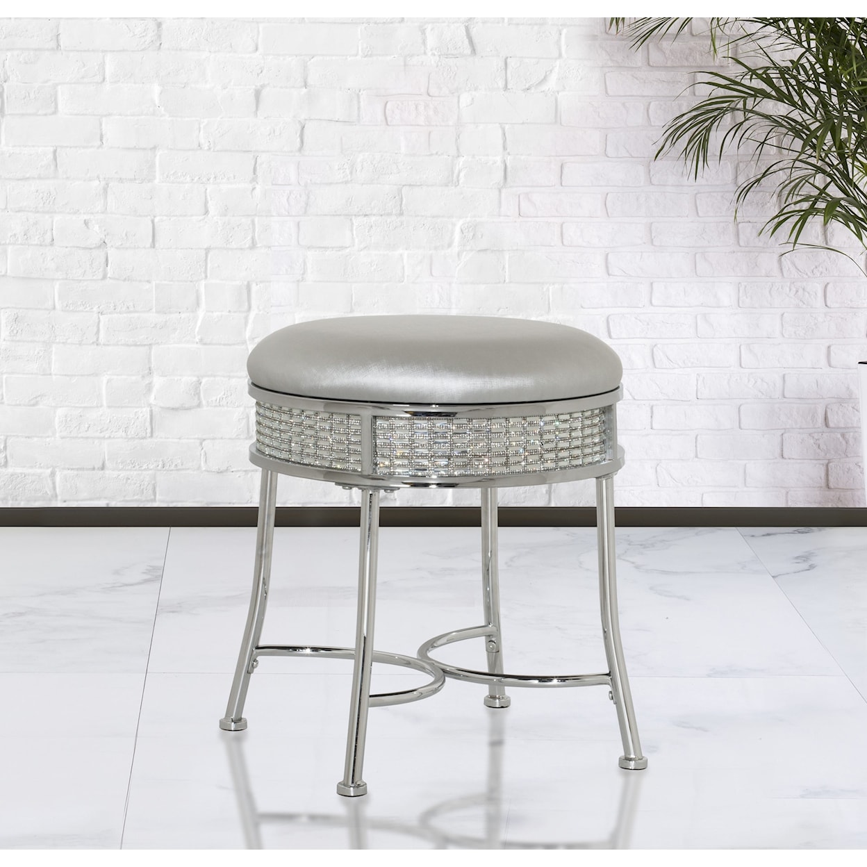 Hillsdale Venice Vanity Stool