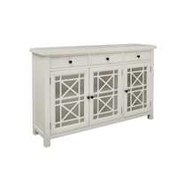 Sunset Bay Wood 3 Door 3 Drawer Console Cabinet