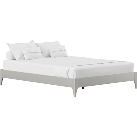 Transitional Queen Platform Bed