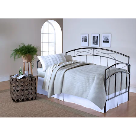 Metal Twin Size Daybed with Suspension Deck