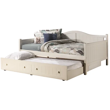 Full Size Wood Daybed with Trundle