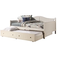 Full Size Wood Daybed with Trundle