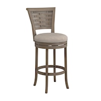 Transitional Bar Height Swivel Stool