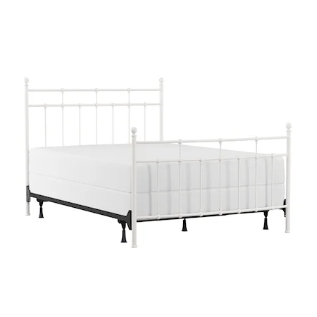 Providence Metal Queen Bed with Spindle and Casting Design