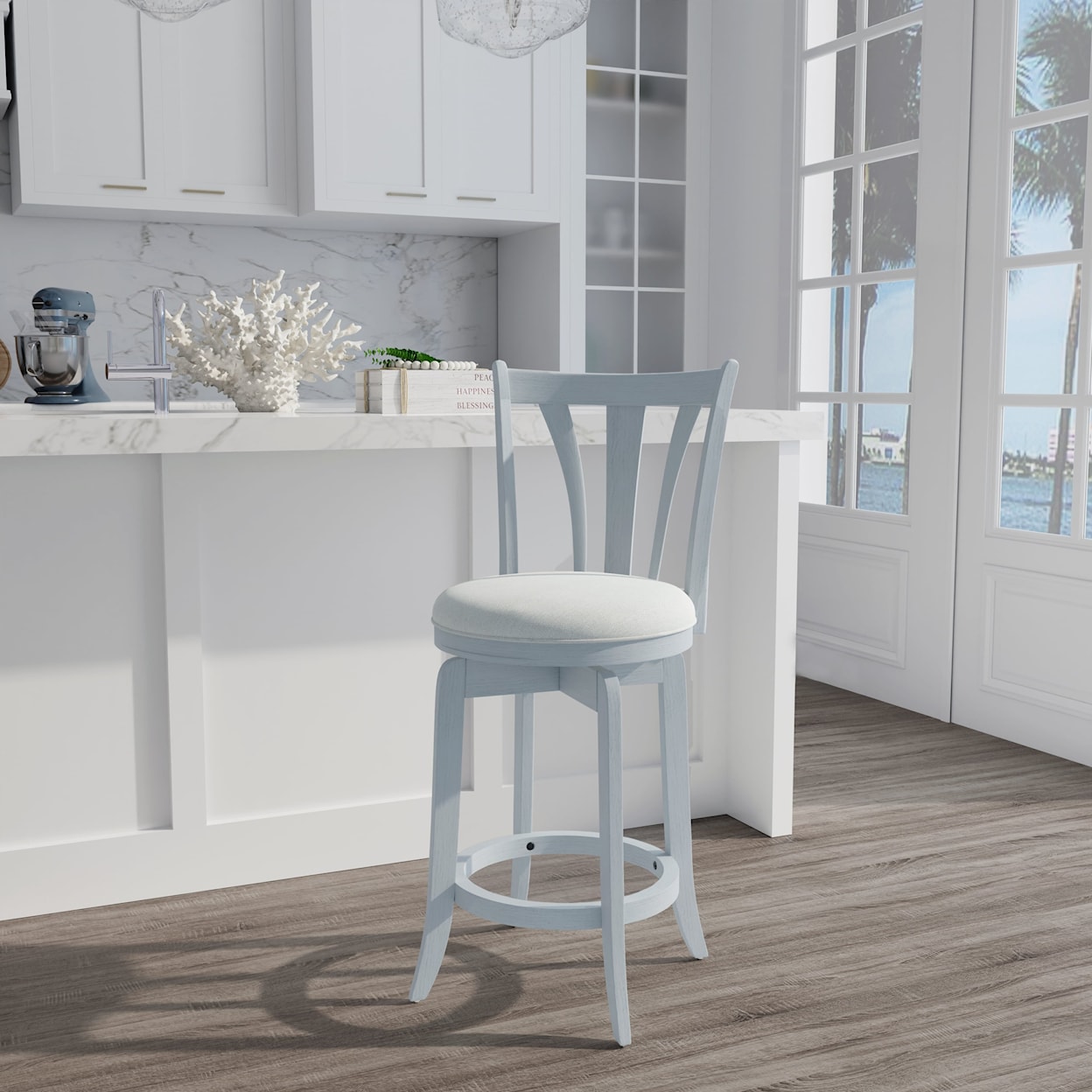 Hillsdale Larson Counter and Bar Stools