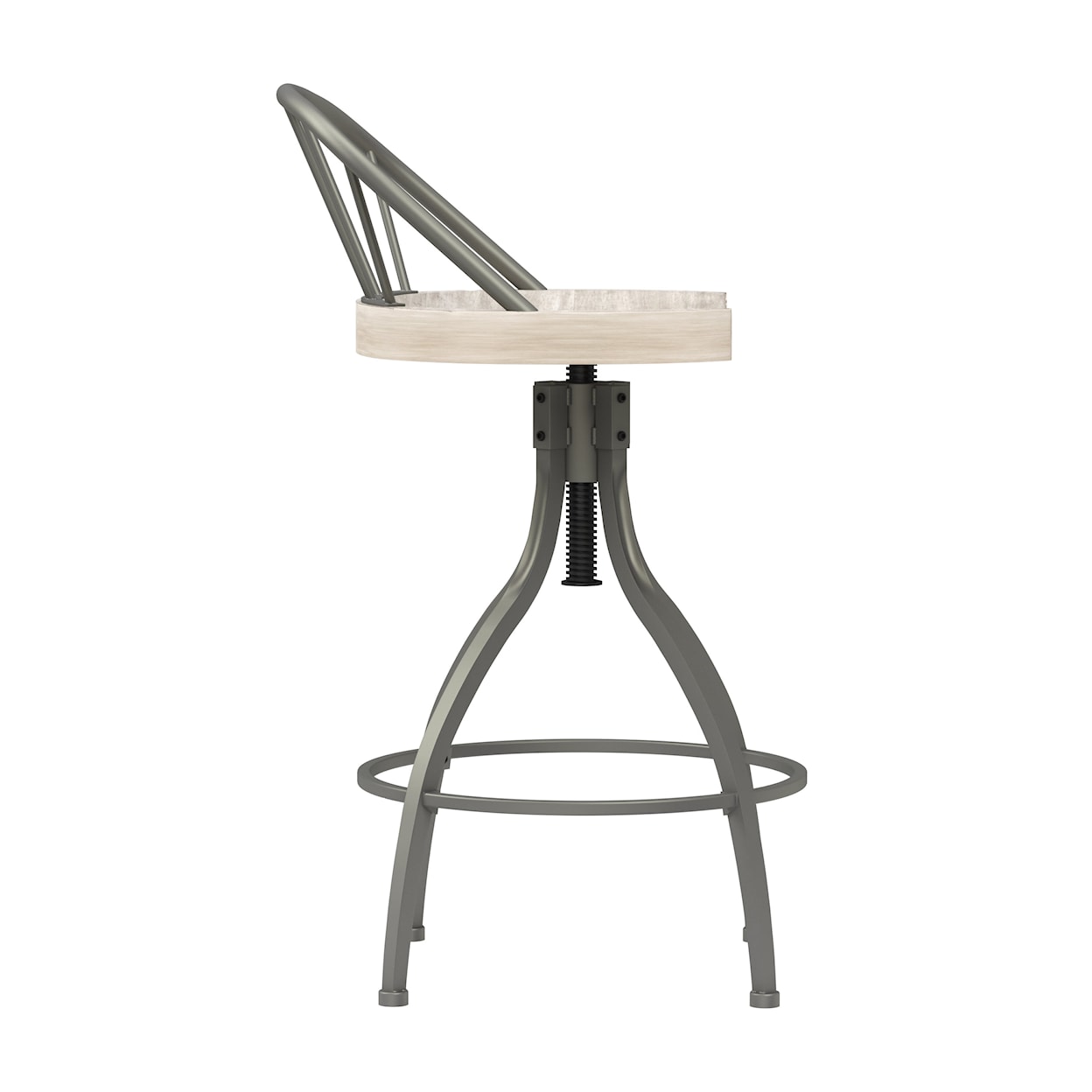 Hillsdale Worland Metal Adjustable Height Stool