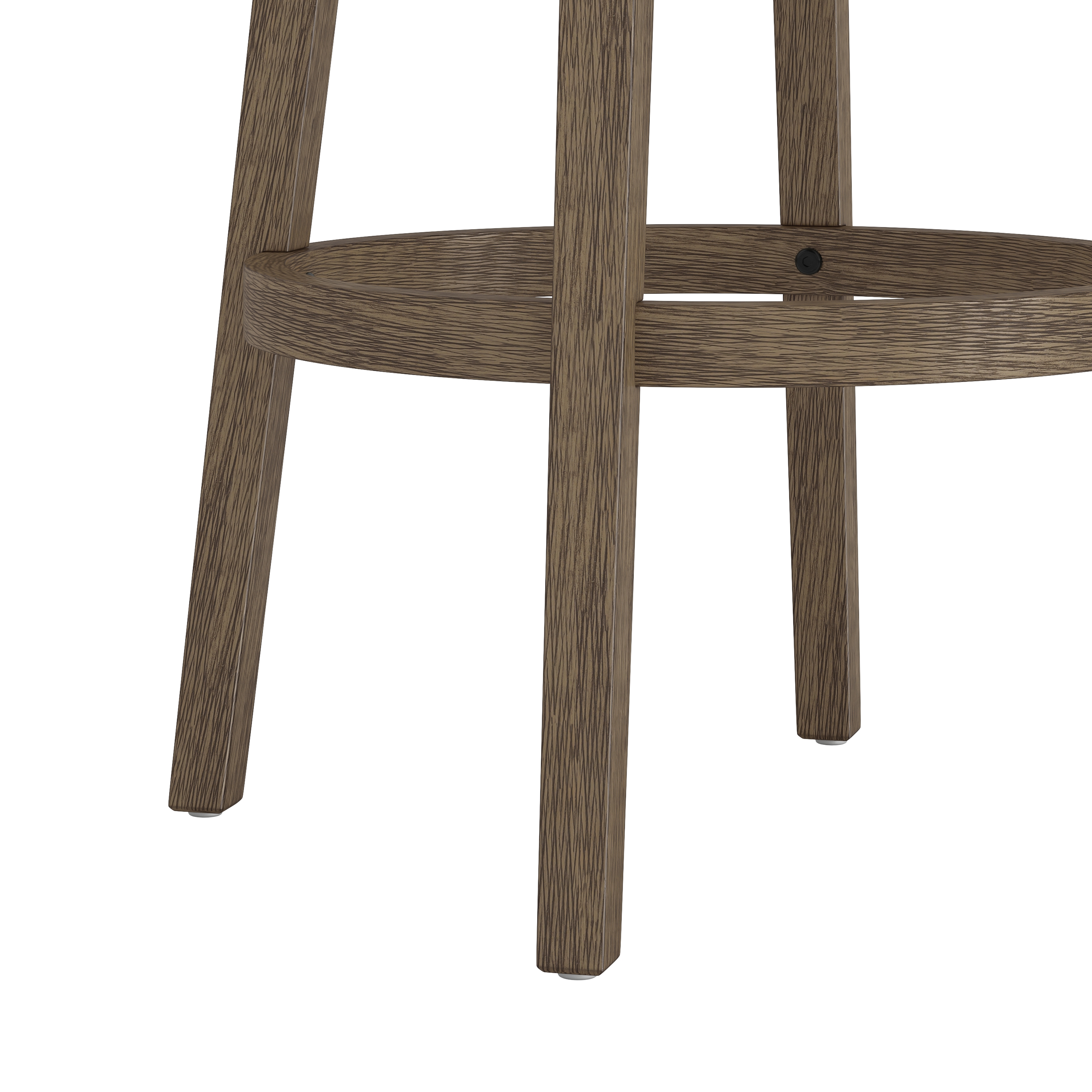 HH2 Home Clarion Wood Bar Height Swivel Stool