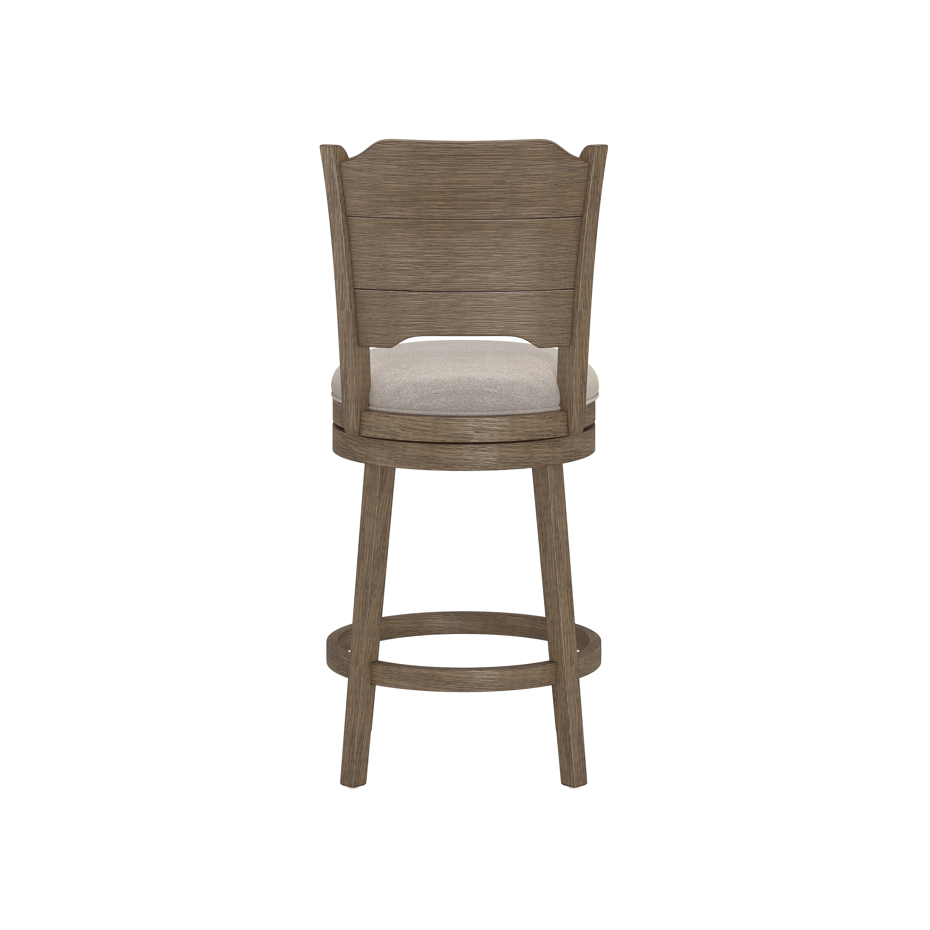 Wood Counter Height Swivel Stool