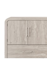 HH2 Home Juna Contemporary 4-Door Console Cabinet Queen Bed