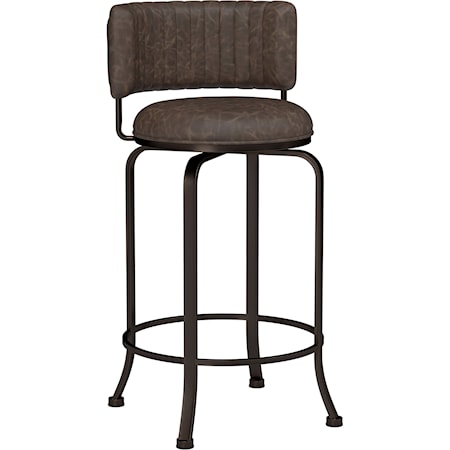 Northgate Commercial Grade Metal Bar Height Swivel Stool