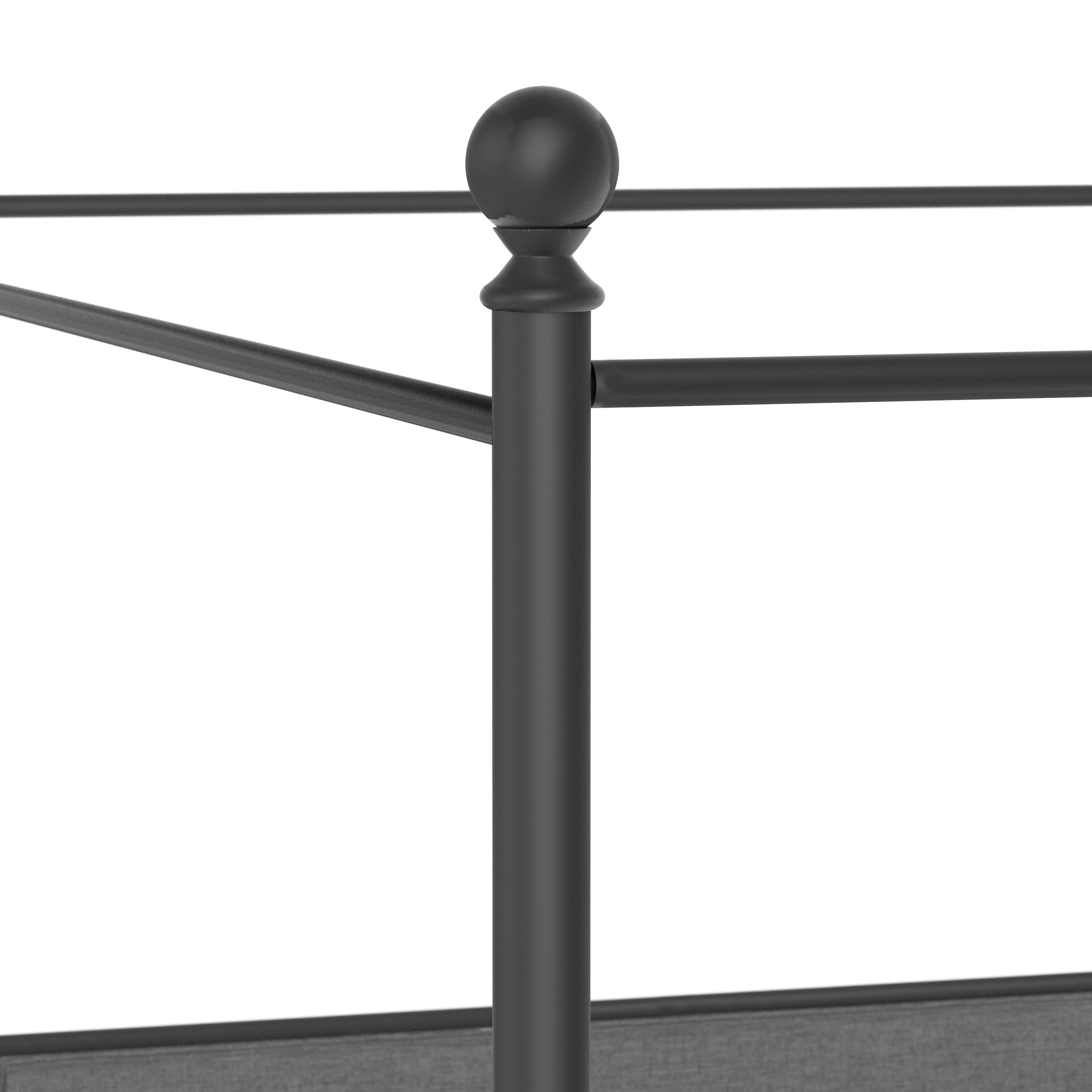 Hillsdale McArthur 2717BQC Queen Metal and Upholstered Canopy Bed