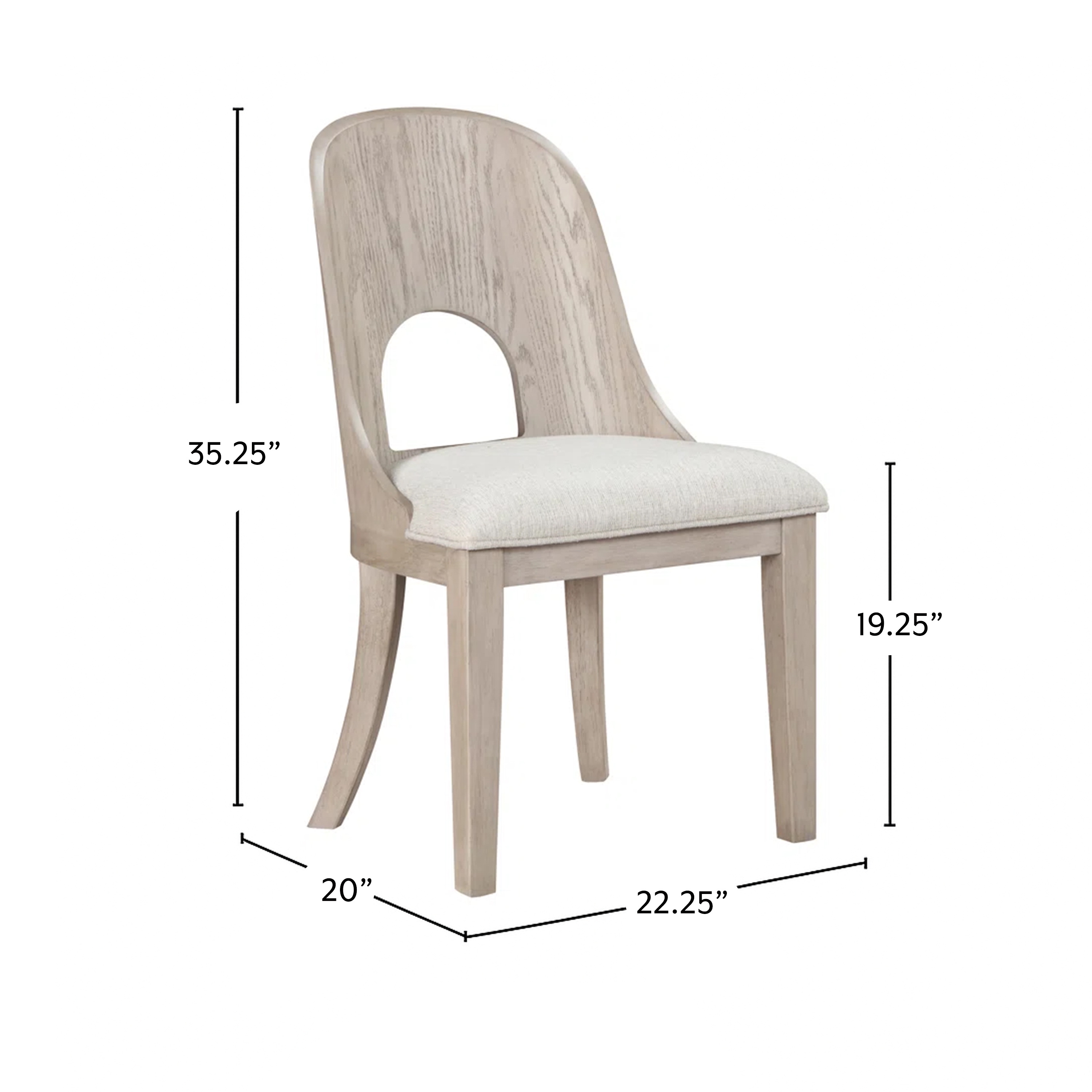 HH2 Home Home Creations Niamh Set of 2 Dining Chairs