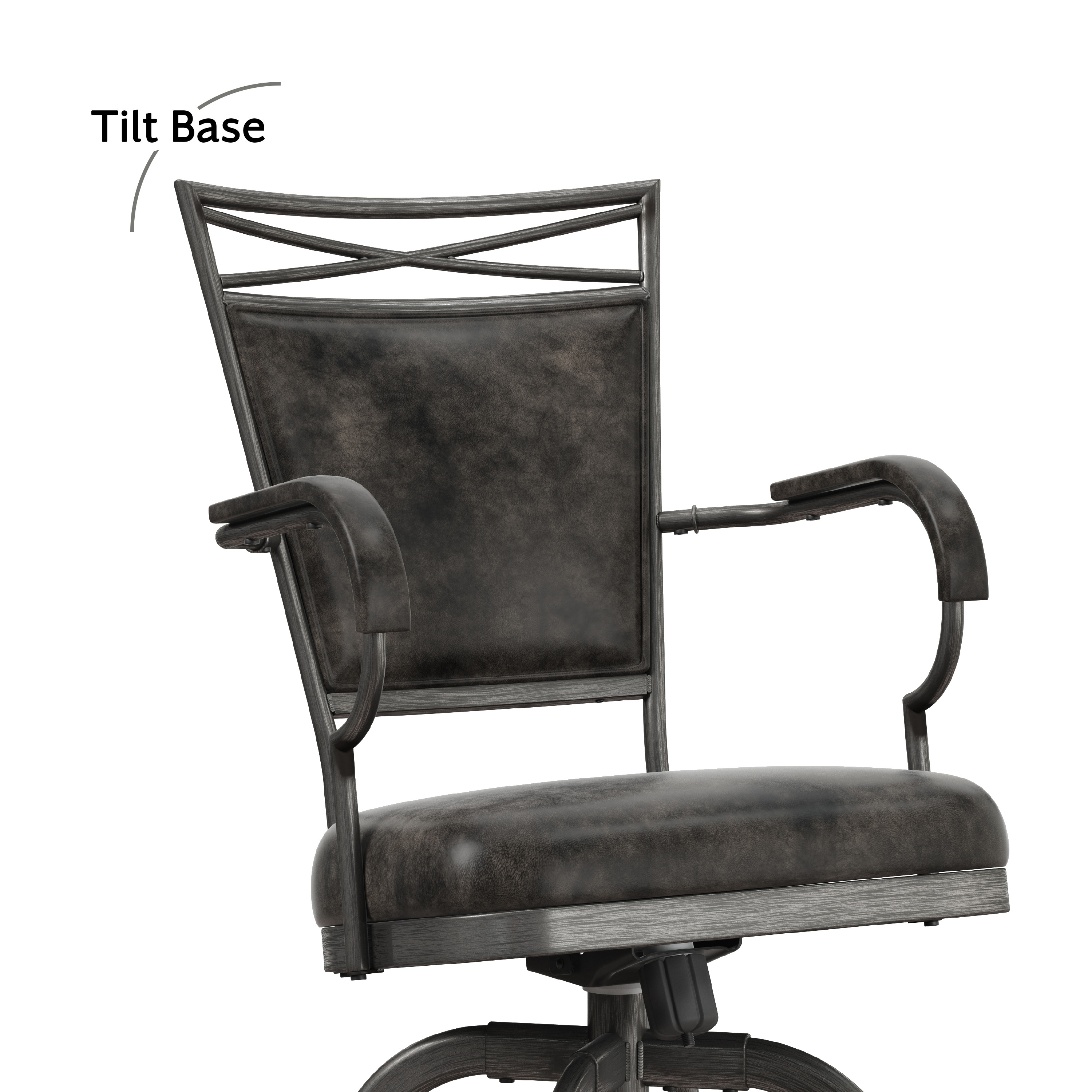 HH2 Home Bridgetown Counter Height Swivel Stool