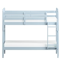 Traditional Youth Twin Over Twin Spindle Bunk Bed