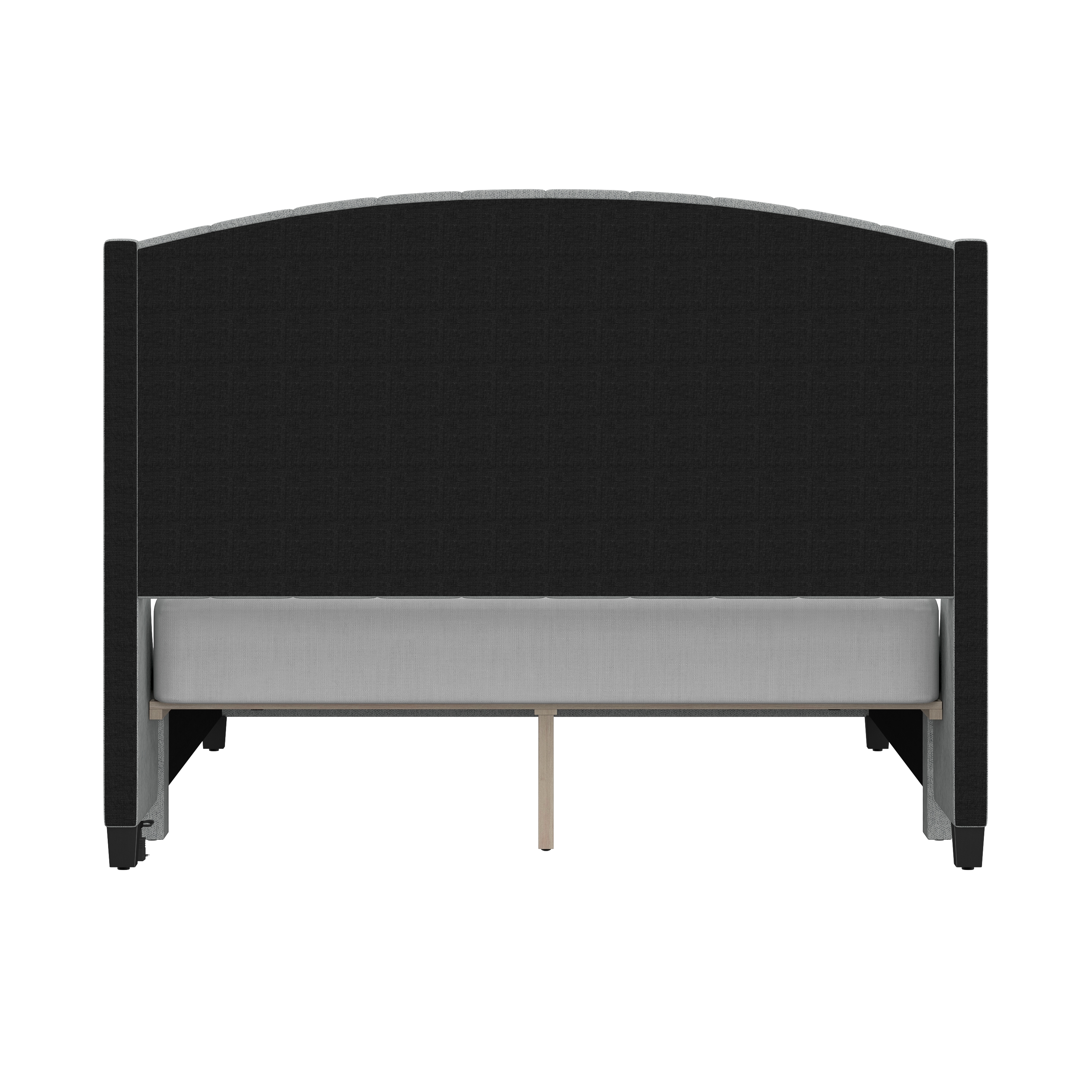 Winged Queen Platform Bed