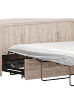 HH2 Home Juna Contemporary 4-Door Console Cabinet Queen Bed