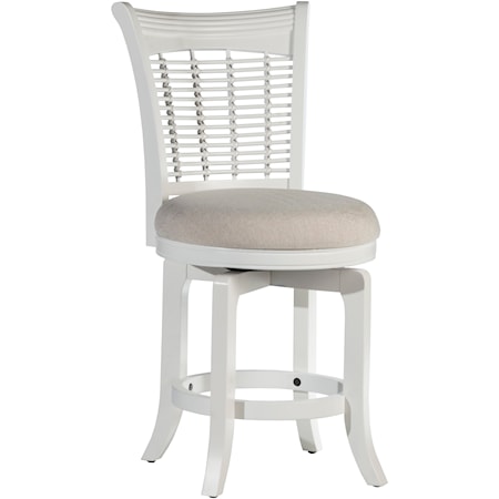 Coastal Counter Height Swivel Stool