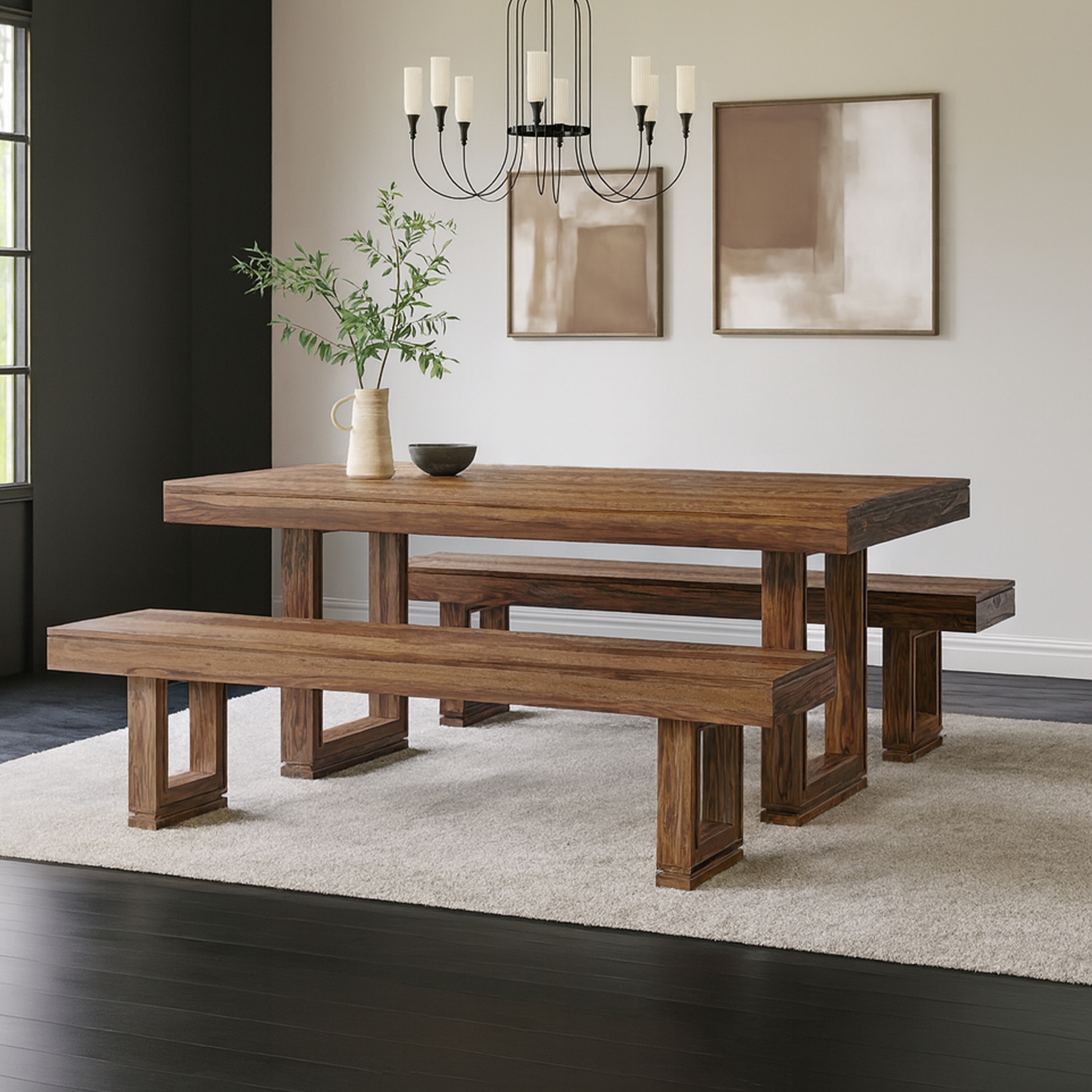 HH2 Home Home Creations Bellarose 3-Piece Dining Set